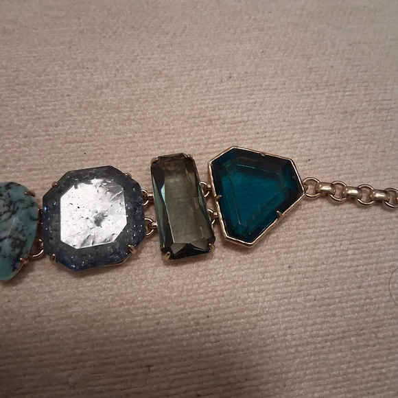 Stella & Dot Candy Gems Multicolor Gemstone Necklace and Bracelet Set - Picture 10 of 15